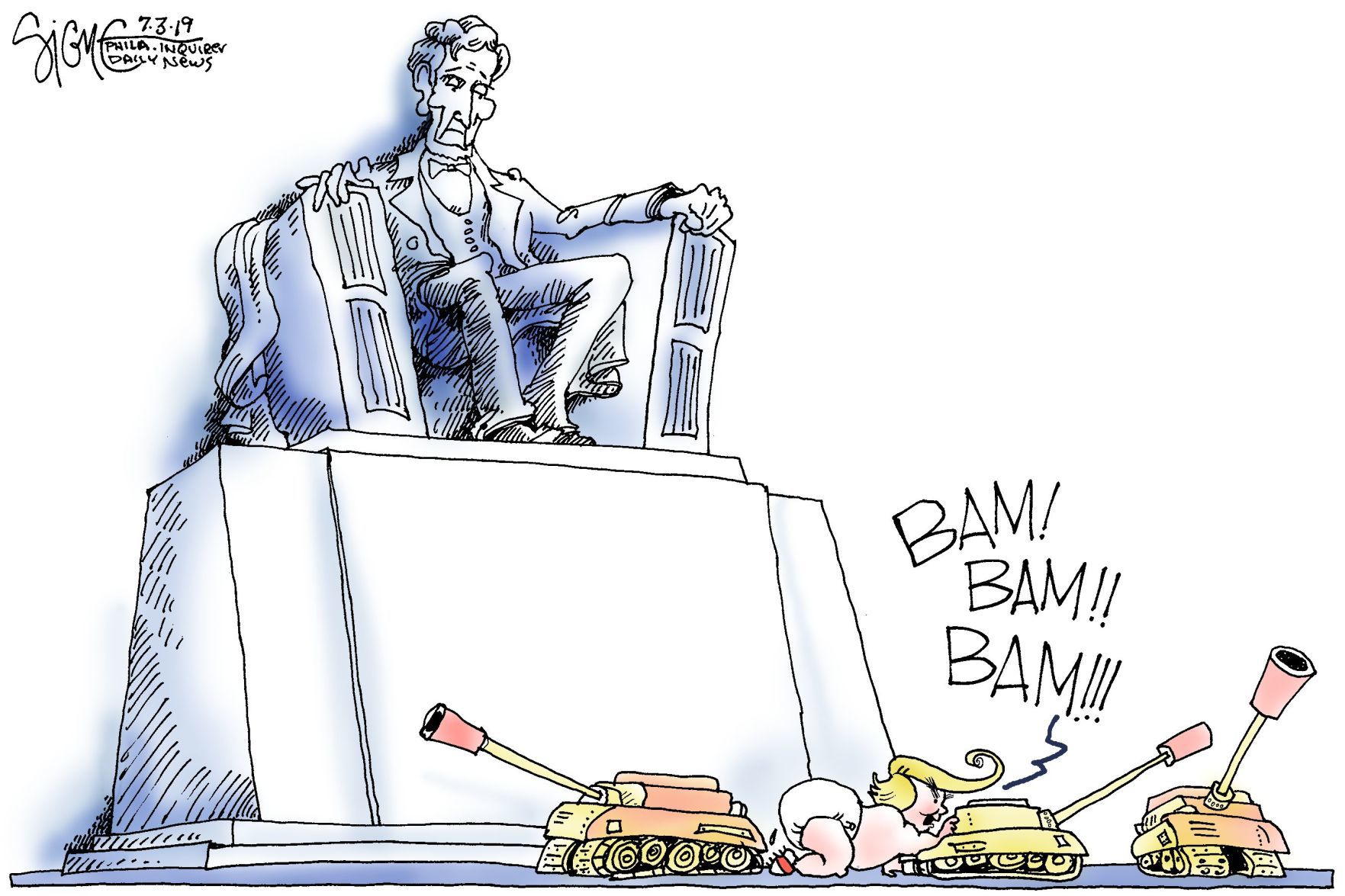 Signe Wilkinson editorial cartoon